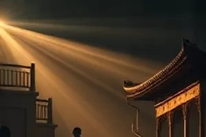 韩国影视首屏主推：夜色里亮着灯的老式放映厅